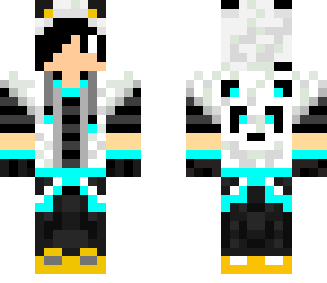 blue panda skin