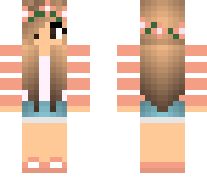 light pink hipster flower girl