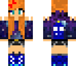 blue feet girl