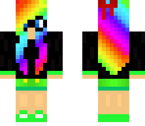 nerd rainbow girl