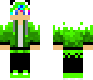 rainbow hair dude
