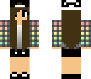 pretty rainbow tomboy girl