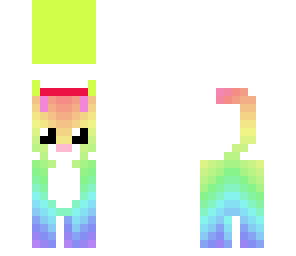 emma rainbow cat | Minecraft Skin
