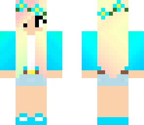 minnt and blue