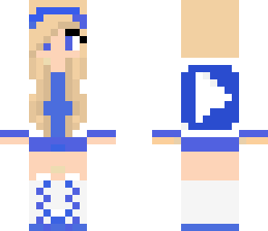 blue youtube girl