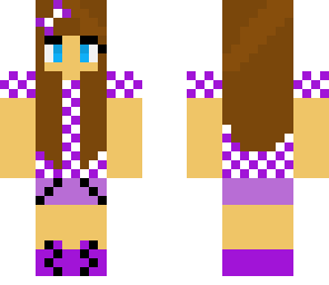casual girl purple