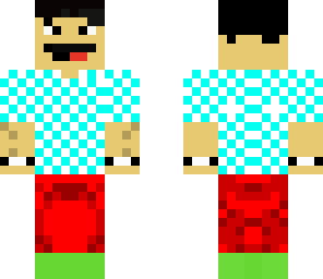 blue plaid guy