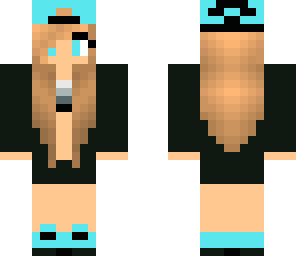 really cute blue girl