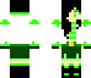 neon green girl