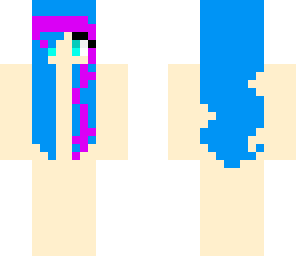un-pixelated dip dye girl