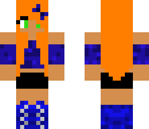 orange haired beach girl