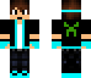 cool gamer boy blue