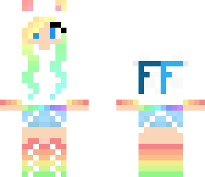 edited rainbow panda
