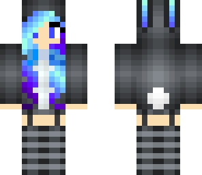 edit of midnight goth bunny