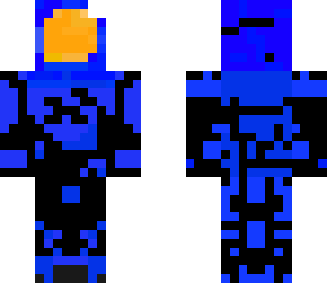the blue man