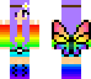 rainbow butterfly