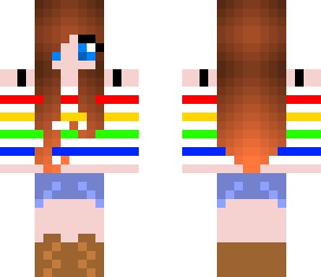 rainbow girl