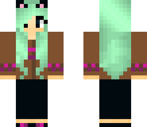 mint cat ear girl edit fixed for the 3rd time