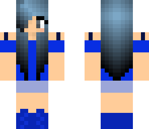 blue girl