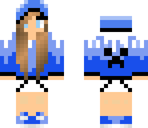 blue flame girl