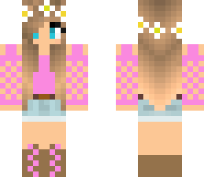 cute pink toped girl