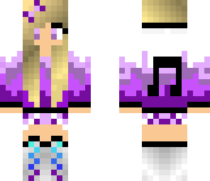 purple music girl