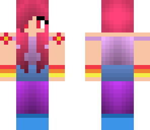 rainbow bubblegum girl