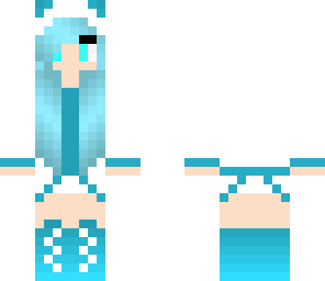 cyan girl