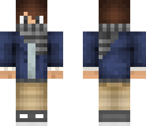 teen with scarf and headphones