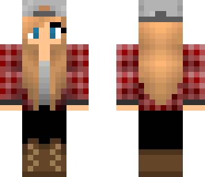 cute flannel girl