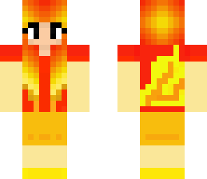 fiery outfit