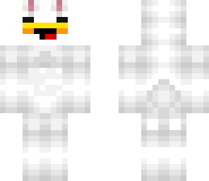 chicken in a bunny suit