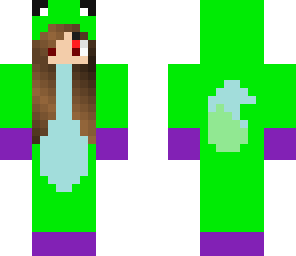 fox frog girl