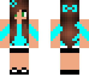 cute teal girl