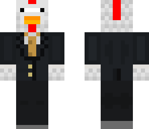 chicken in a suit