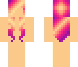 rainbow hair template