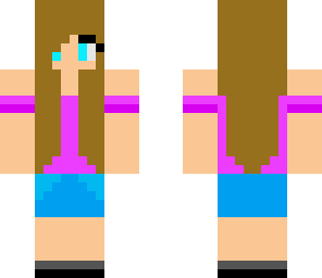 girl with extremely long hair 