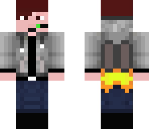 epic boy gamer with improved face and jetpack