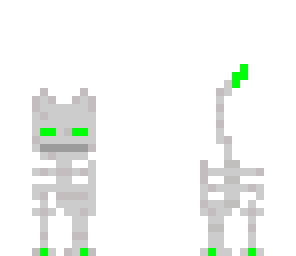 green cat