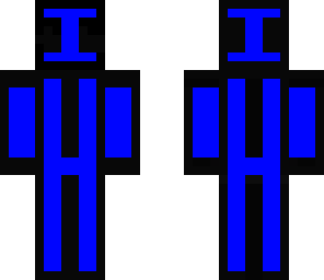 blue man