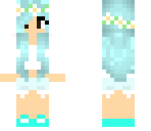 pretty summer blue girl