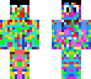 colorful 2 face