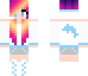 dolphinsunset skin