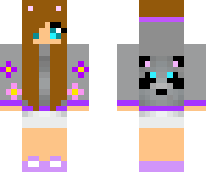 purple panda bear