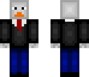 bird in suit