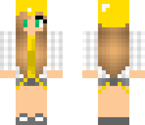 girl with gold helmet