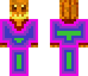 rainbow pumpkin man
