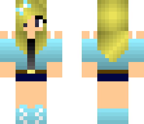 blue summer girl