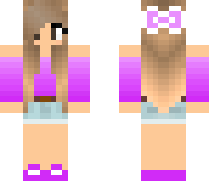 cute girl with shading purple top