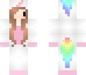 edited unicorn girl